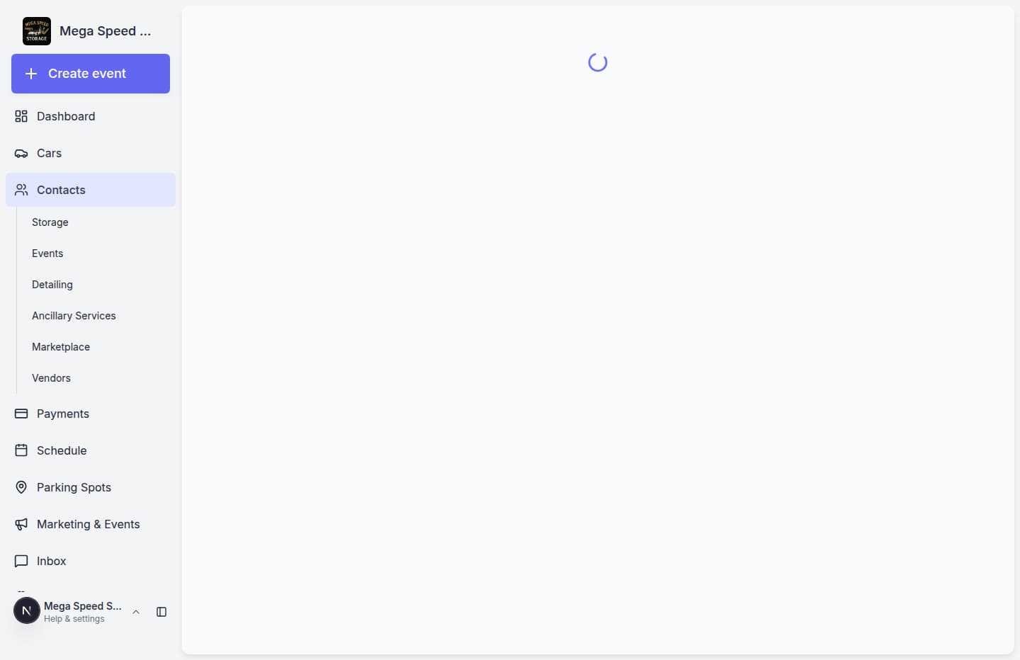 Customer contact detail page
