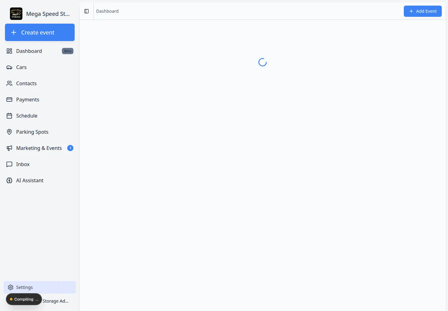 Contract template editor showing PDF preview with placed fields for customer name, vehicle details, signature, and date