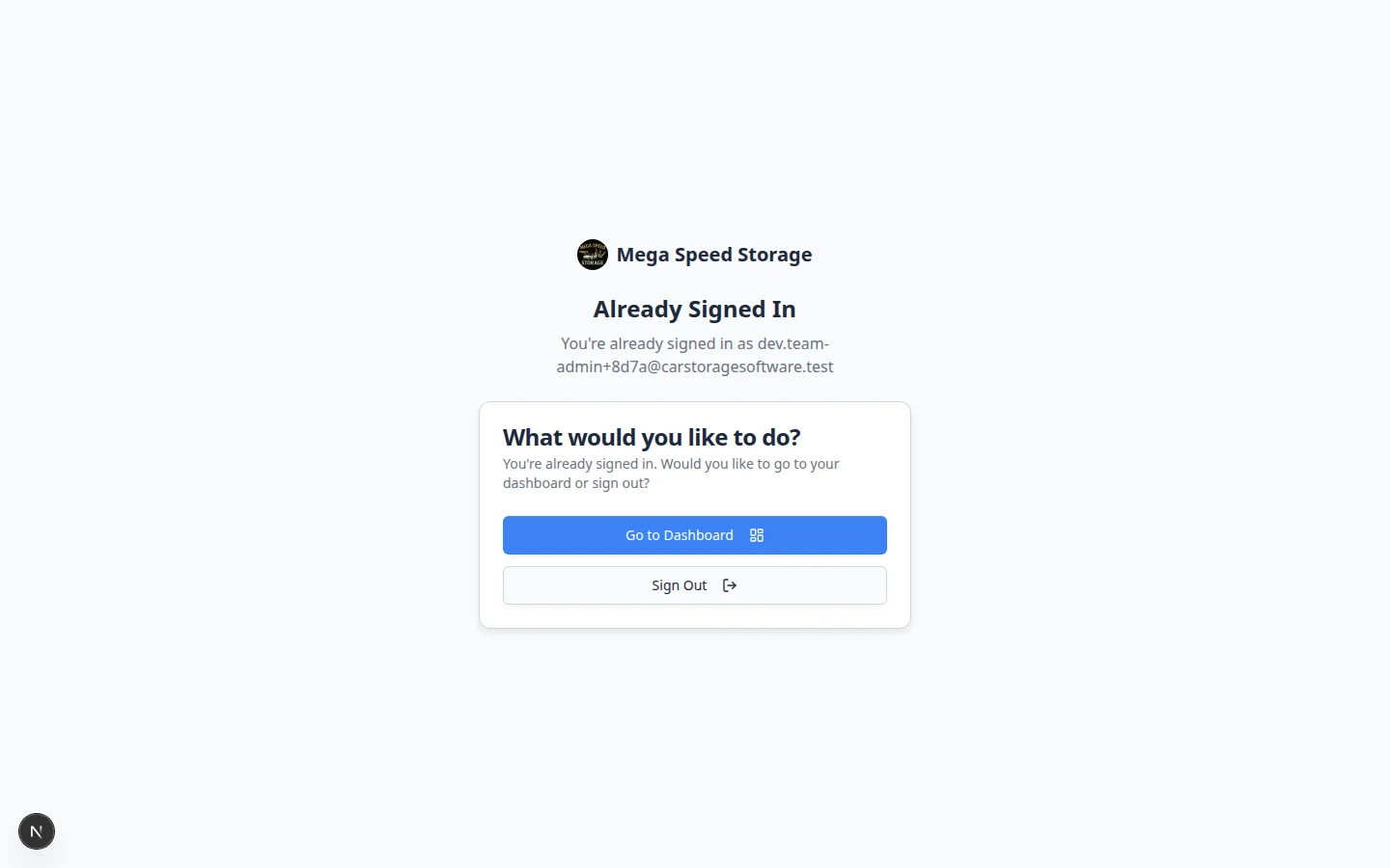 Shareable links card labeled Customer login with Copy and Open buttons